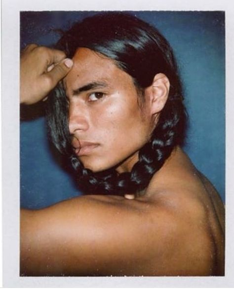 Native American Hair, Indian Male Model, Native American Men, Editorial Hair, Modeling Agency, Aesthetic People, Androgynous Fashion, Fashion Industry, Eye Color