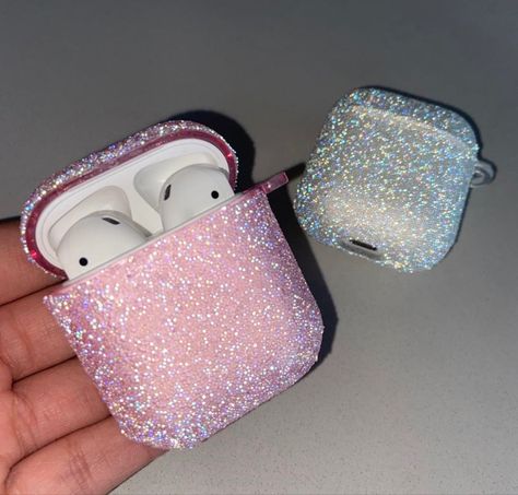 Bedazzled Stuff Aesthetic, Cute Bedazzled Things, Badazel Things, Bedazzled Airpod Case, Blinged Out Battery, Things To Bedazzle, Girls Hangout, Baddie Airpod Cases, Bedazzled Things