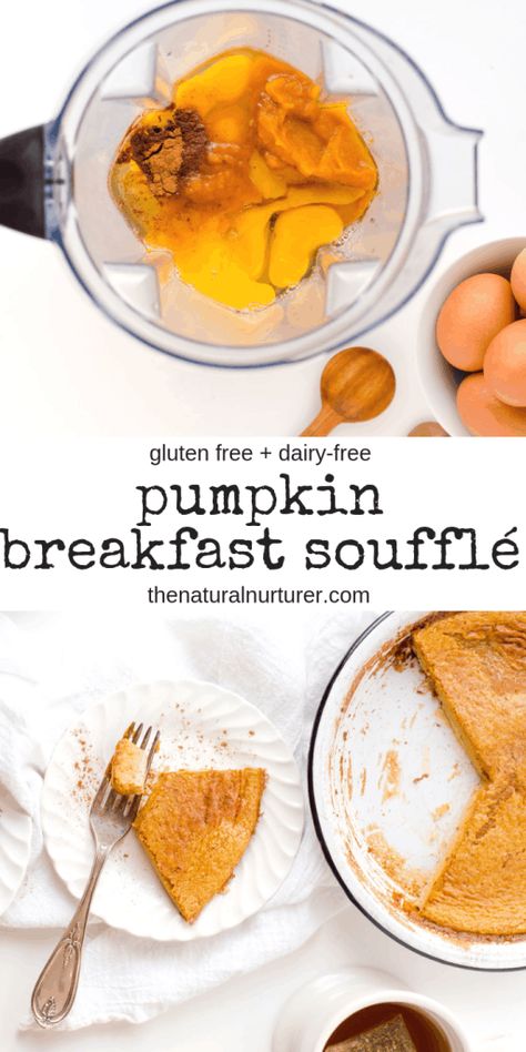 Breakfast Souffle, Pumpkin Pie Breakfast, Paleo Pumpkin Recipes, Pumpkin Foods, Pie Breakfast, Breakfast Egg Bake, Natural Nurturer, Primal Living, Pumpkin Souffle