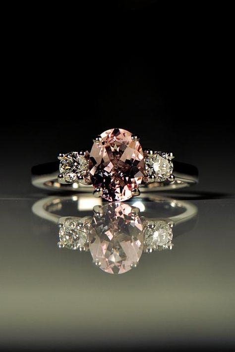 Morganite Diamond Engagement Ring, Bijoux Art Nouveau, Pink Engagement Ring, Jewelry Advice, Morganite Diamond, Fabulous Jewelry, White Gold Engagement Rings, Gorgeous Jewelry, Diamond Bracelets