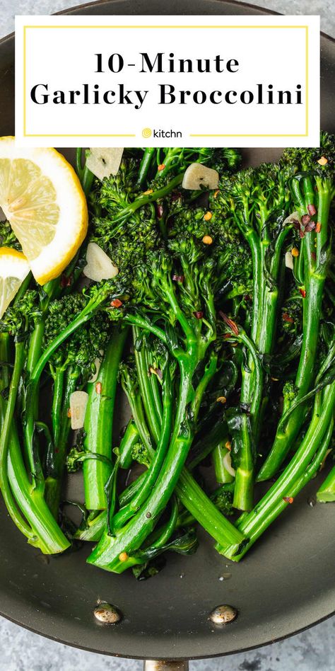 Garlic Dishes, Broccolini Recipe, Chinese Vegetables, Veggie Side Dishes, Lunch Meal Prep, Veggie Dishes, Meat Free, Vegetable Side Dishes, Vegetable Dishes