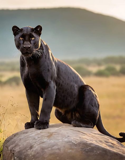 Black Panther Photography, Animal Black Panther, Panther Sitting, Black Panther Animal, Black Jaguar Animal, Wild Panther, Jaguar Panther, Panther Pictures, Panther Leopard