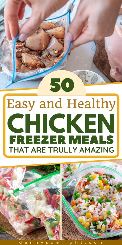 Freezer Meals In A Bag, Chicken Freezer Meals Make Ahead Healthy, Chicken Dump Freezer Meals, Chicken Meal Prep Freezer, Prep Ahead Chicken Dinners, Chicken Thigh Freezer Meals Make Ahead, Meal Prep And Freeze, Heart Healthy Recipes Freezer Meals, Meal Prepping Freezer Meals