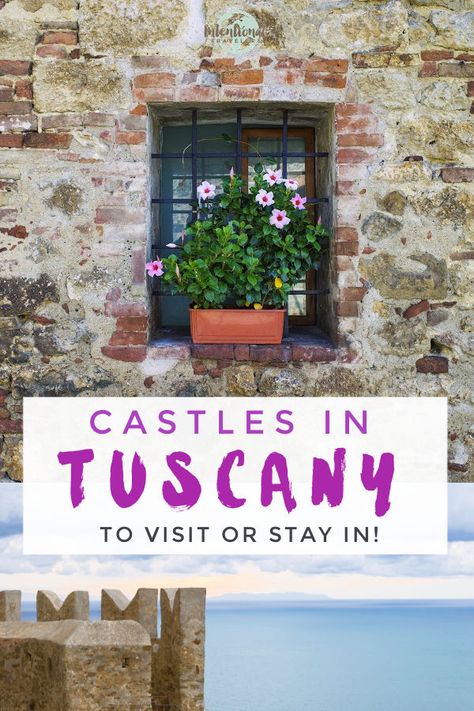 Wineries In Tuscany Italy, Day Trips From Tuscany, Most Instagrammable Places In Tuscany, Castles In Tuscany, Southern Italy Travel, Tuscany Wine Tour, Resort Ideas, Italian Castle, Stay In A Castle