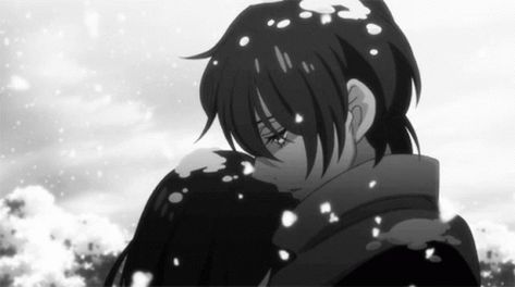 Anime Couple Anime Winter GIF - Anime Couple Anime Winter Anime Cold - Discover Cold Gif, Underrated Anime, Winter Gif, Anime Winter, Anime Snow, Snow Gif, Anime To Watch, You Dont Love Me, Banner Gif