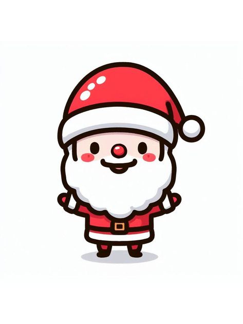 August Drawing Ideas, Cute Christmas Drawings Easy Simple, Christmas Things To Draw, Festive Doodles, Cute Christmas Drawings, Holiday Sketches, August Drawing, Merry Christmas Drawing, Santa Claus Drawing