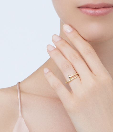 Just En Clue Cartier Ring, Cartier Un Clou Ring, Juste En Clou Ring, Just En Clou Ring, Cartier Nail Ring, Cartier Juste Un Clou Ring, Capsule Jewelry, Juste Un Clou Ring, Cartier Juste Un Clou