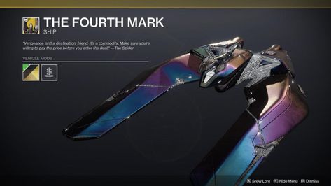 You Can Farm Destiny 2’s Missing High Celebrant Exotic Ship After All Destiny 2 Exotics, Destiny 2 Ships, Destiny 2 Hive, Destiny Ships, Fantasy Vehicles, How To Farm, Star Fighter, Space Engineers, Conceptual Architecture