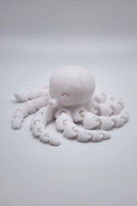 You can find this Articulated Octopus on PrintoBeansPrints Etsy Shop! Desk Toys, Fidget Toy, Fidget Toys, 3d Print, 3d Printer, Octopus, 3d Printing, Printer, University