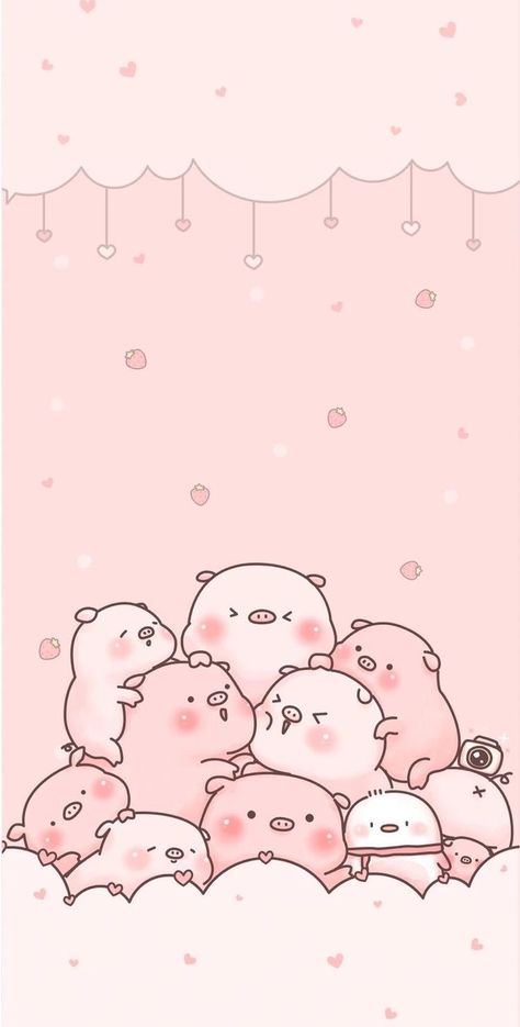 Piggy Wallpaper Cute Aesthetic, Kawaii Pig Wallpaper, Pig Wallpaper Cute Aesthetic, Pigs Wallpaper, Piggy Wallpaper, Cute Pig Wallpaper, Cute Pig Cartoon, Pig Wallpaper, Wallpaper Iphone Disney Princess