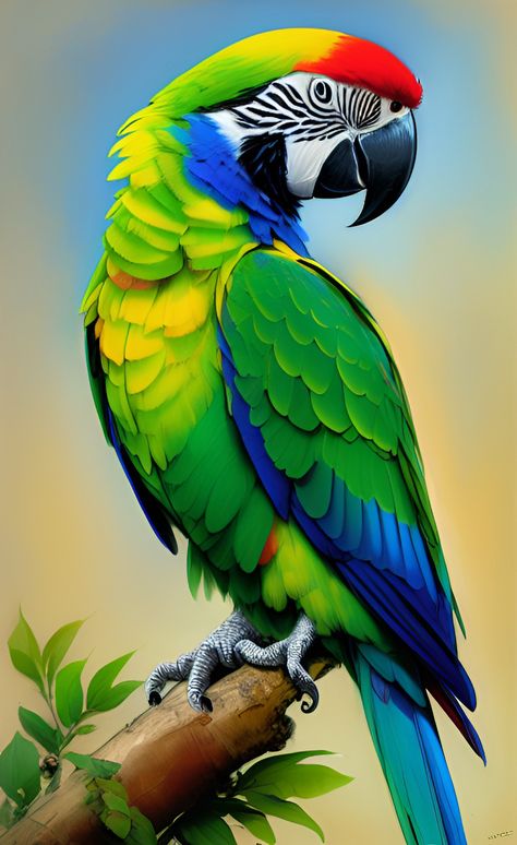 Macaw Parrot Drawing, Macaw Parrot Painting, Parrots Drawing, Parrot Images, Parrot Photo, Wallpaper Dog Aesthetic, Animals And Pet Supplies, Parrot Flying, Parrot Drawing