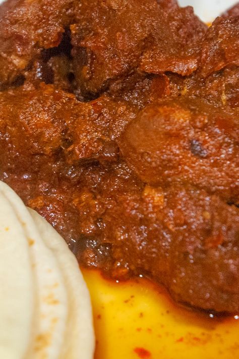 New Mexico Red Chile & Pork Stew (Carne Adovada) Carne Adovada New Mexico Recipe, Carne Adovada New Mexico, Red Pork Chili, Adovada Recipe, Red Chile Pork, Mexican Pork Stew, New Mexico Red Chile, Hatch New Mexico, Carne Adovada