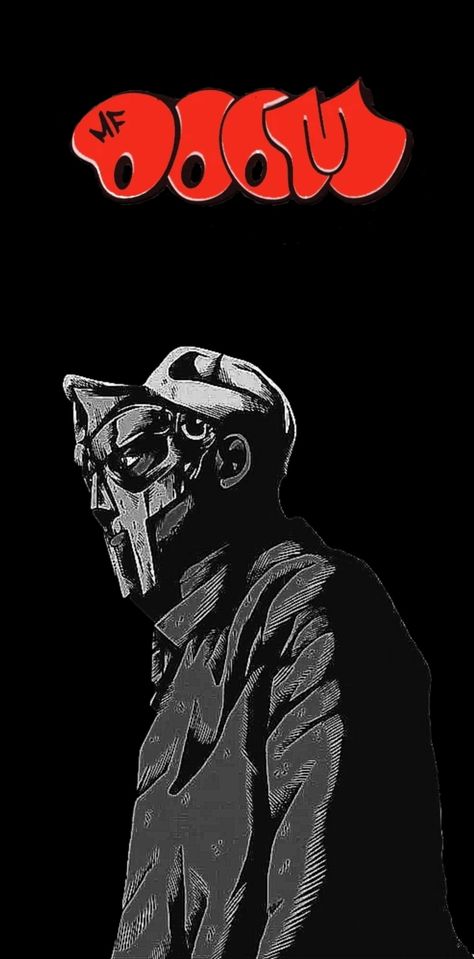 Mr Doom, Mf Doom Wallpaper, Mf Doom Mask, Streetwear Wallpaper, Hip Hop Wallpaper, Rap Album Covers, Rapper Wallpaper Iphone, Hip Hop Poster, Music Poster Ideas