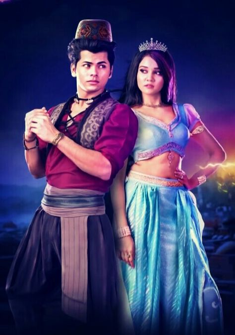 Aladdin - Naam Toh Suna Hoga Siddharth Nigam as Aladdin 🔥 Ashi Singh as Yasmin 🌹 Aladdin Naam Toh Suna Hoga Wallpaper, Aladdin And Yasmin, Aladdin Naam Toh Suna Hoga, Ashi Singh, Siddharth Nigam, Teen Celebrities, Avneet Kaur, Collage Ideas, Teen Girl Dresses