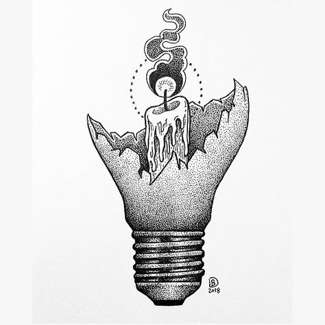 // THE LIGHT // • The clouds are finally parting! I'm just about ready to start printing my work, woooo😮! From what I've seen Etsy appears… Dylan Brady, 심플한 그림, Arte Doodle, Kunst Tattoos, Stippling Art, White Drawing, Pencil Art Drawings, Black And White Drawing, Stippling