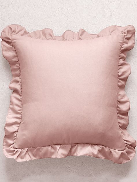 Ruffle Trim Cushion Cover Without Filler Ruffle Cushion Cover, Ruffle Cushion, Aries Style, Ruffle Pillow Case, Diy Cushion Covers, Ruffle Pillow, Sofa Cushion Cover, Hotel Bedroom, Simple Furniture