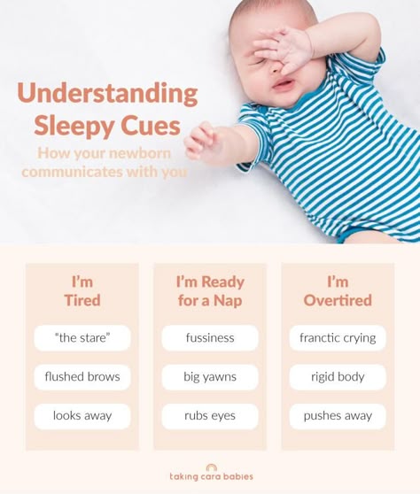 Understanding Newborn Sleepy Cues | Taking Cara Babies Baby Cues, Taking Cara Babies, Newborn Advice, Newborn Sleeping, Baby Blocks Baby Shower, Sleep Hacks, Baby Bedtime, Newborn Baby Tips, Baby Facts