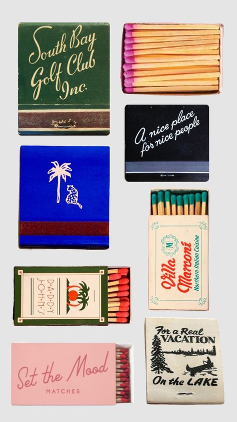 Matchbook matchbox collection matchbooks Matchbook Design, Grape Painting, South Bay, Good People, Rainy Day, The Good Place, Art Design, Design