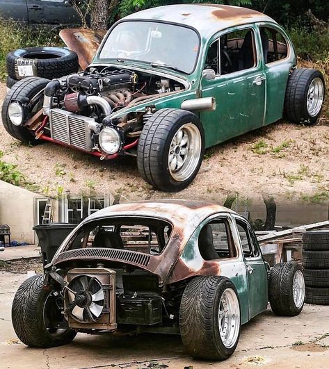 Vw Rat Rod, Vw R32, E36 Coupe, Hot Vw, Carros Bmw, Rat Rod Cars, Super Beetle, Vw Sedan, Hot Rods Cars Muscle