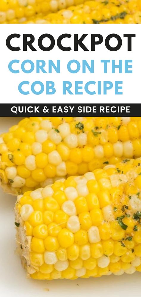 Enjoy the sweet juicy flavors of fresh corn on the cob with this easy recipe! This best slow cooker corn on the cob recipe will have you savoring every bite with minimal effort. From tender and flavorful Instant Pot corn on the cob to the simplicity of slow cooker crockpot methods, you'll never go back to boiling. Try these easy crockpot corn on the cob recipes today and elevate your corn on the cob game to a whole new level! Frozen Corn On The Cob Crock Pot, Slow Cooker Corn On The Cob, Corn On The Cob Crock Pot, Crock Pot Corn On The Cob, Boil Corn On Cob, Crockpot Corn On The Cob, Corn On The Cob Recipes, Cob Recipes, Easy Winter Soups