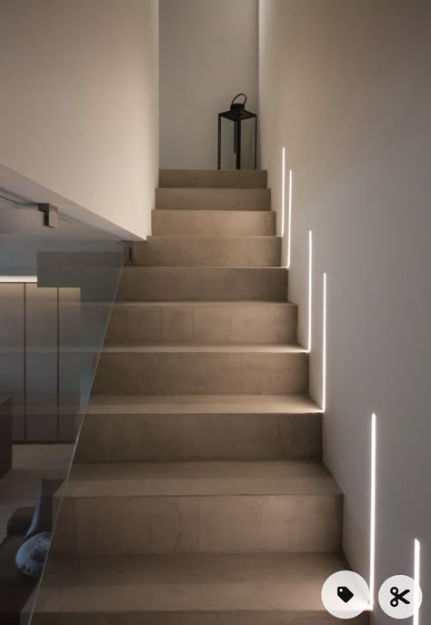 Stairs Lighting Ideas, Staircase Lights, Stairs Light, Staircase Lighting Ideas, Led Stair Lights, Stairs Lighting, Stairway Lighting, Stair Lights, Stairs Design Modern