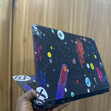 Space themed skin for a dell laptop Laptop skins are available for all laptop models #laptopskins #spaceart #laptopstickers💻 Dell Laptop, Texture Graphic Design, Dell Laptops, Skin Laptop, Doodle Art Designs, August 12, Laptop Skin, Space Art, Laptop Stickers