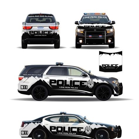 Police Vehicle Design, Police Car Design, Fbi Car, Two Door Jeep Wrangler, Kids Toys For Christmas, Police Truck, Car Sticker Design, Ford Police, Luxury Car Interior