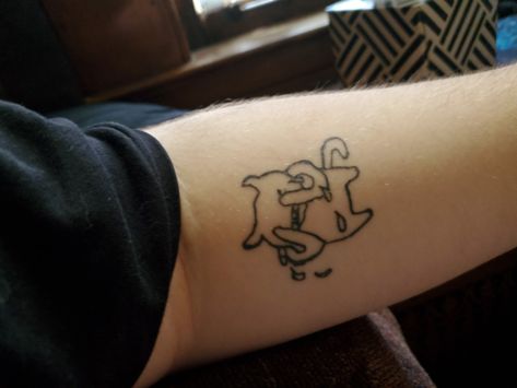 Pixies Band Tattoo, Pixies Tattoo Band, Radiohead Tattoo, Pixies Band, Pixie Tattoo, Horrible Tattoos, Master Tattoo, Bunny Tattoos, Thom Yorke