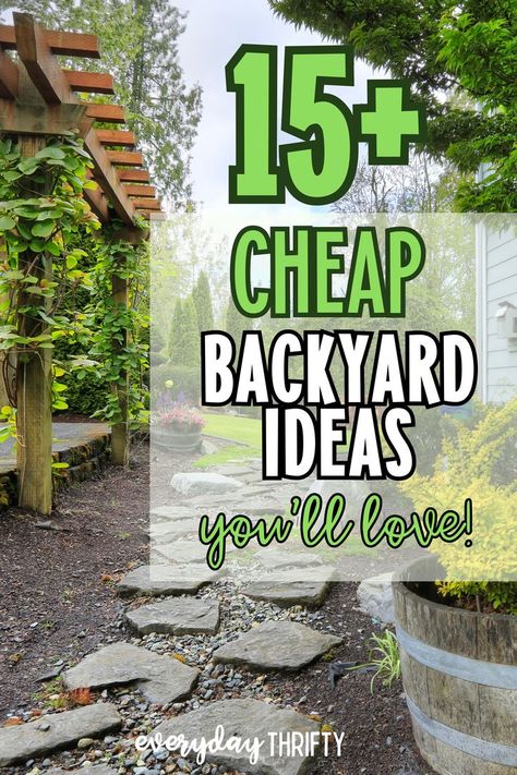 Looking for easy ways to create a beautiful outdoor space? This blog post shares backyard landscaping ideas that are perfect for a budget-friendly backyard makeover. From DIY pathways to simple patio designs and unique garden ideas, these tips help you turn a small yard into a cozy backyard oasis without spending a lot. Great for affordable landscaping updates that make a big difference! Expensive Backyards, Unique Garden Ideas, Affordable Landscaping, Diy Pathway, Tall Ornamental Grasses, Cheap Landscaping Ideas, Small Yard Landscaping, Landscaping Ideas On A Budget, Cheap Backyard