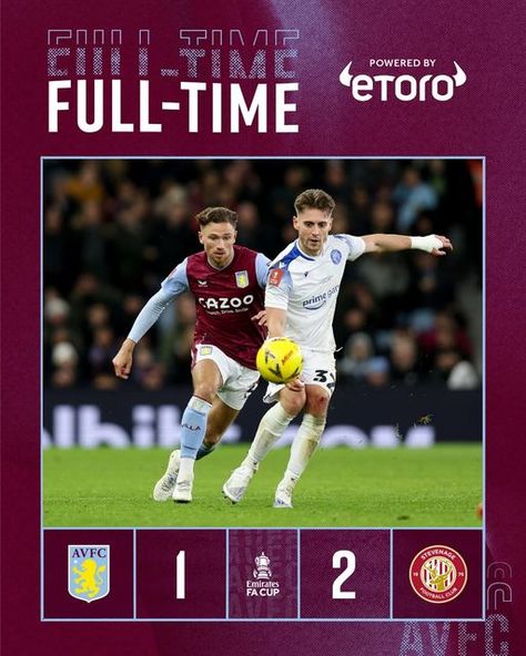 Full Time Design Football, Full Time Football, Poster Bola, Aston Villa Fc, Canva Flyer, Football Design, Time Design, Aston Villa, Fa Cup