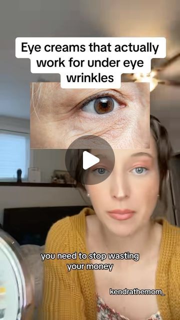 KENDRA DRUMM✨🇨🇦 on Instagram: "Here’s some eye products that ACTUALLY work for realzzz 🥰🫶🏻   ✅  indeedlabs snoxin under eye pads  ✅  peachandlily pure retinoic eye cream  ✅  rocskincare retinol eye cream  ✅  beautyofjoseon_official revive eye cream  ✅  theordinary argireline solution  ✅  depologyskincare 10% peptide serum with argireline   ~  #eyecream #undereyecircles #undereyebags #wrinklesundereyes #eyecreamserum #eyecreamsthatwork #skincarerecos #getthisskincare #skincarebasics" Best Eye Cream For Wrinkles, Best Under Eye Cream, Eye Cream For Wrinkles, Eye Lift Cream, Eye Products, Skin Care Basics, Best Vitamin C, Retinol Eye Cream, Under Eye Wrinkles