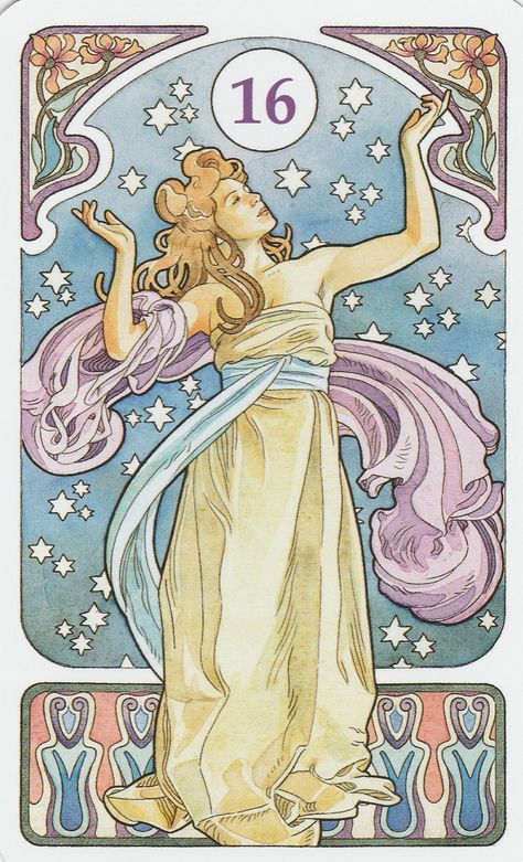 Oracle Art, Art Nouveau Mucha, Free Tarot, Tarot Cards Art, Tarot Art, Oracle Cards, Tarot Card, Tarot Decks, Tarot Cards