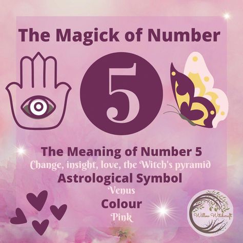 True Calling Witch Numerology, 5 Meaning, Soulmate Stories, Life Path Number 7, Number Magic, Numerology Life Path, Number Five, Astrological Symbols, Magic Spell Book