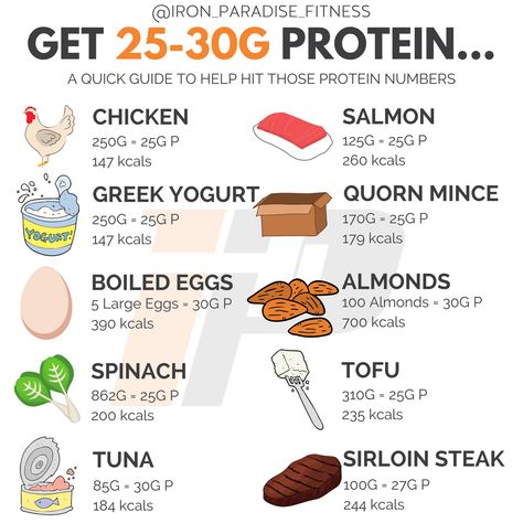 Protein Foods List, 30g Protein, Protein Meal Plan, 30 Grams Of Protein, Healthy High Protein Meals, Healthy Weight Gain, Macro Meals, Protein Rich Foods, Protein Diets