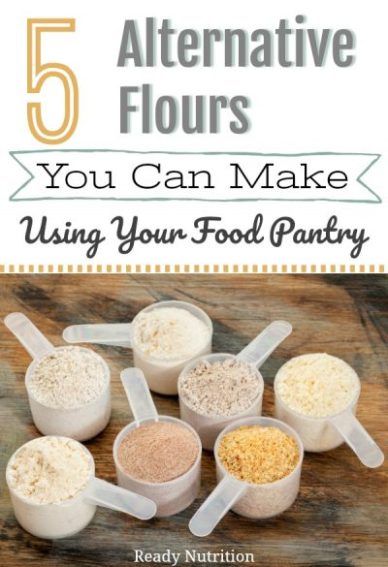 Make Your Own Flour, Cream Based Soups, How To Make Flour, Corn Rice, Cooking Substitutions, Homemade Pantry, Homemade Mixes, Flour Alternatives, Baking Substitutes