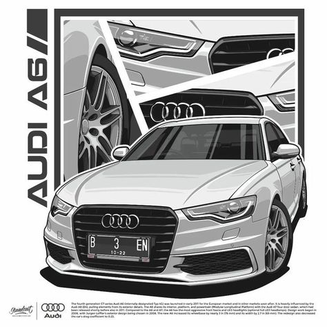 Simple Car Drawing, Bmw Art, Audi Car, Audi Allroad, Cool Car Drawings, Car Vector, Graffiti Style Art, Cool Sports Cars