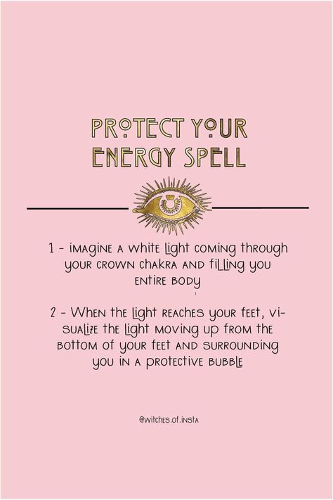 Protection Before Spells, Reclaim Energy Spell, How To Shield Your Energy, How To Protect Your Energy, Spiritual Improvement, Spell Recipes, Protecting Energy, Energy Spell, Wicca Love Spell