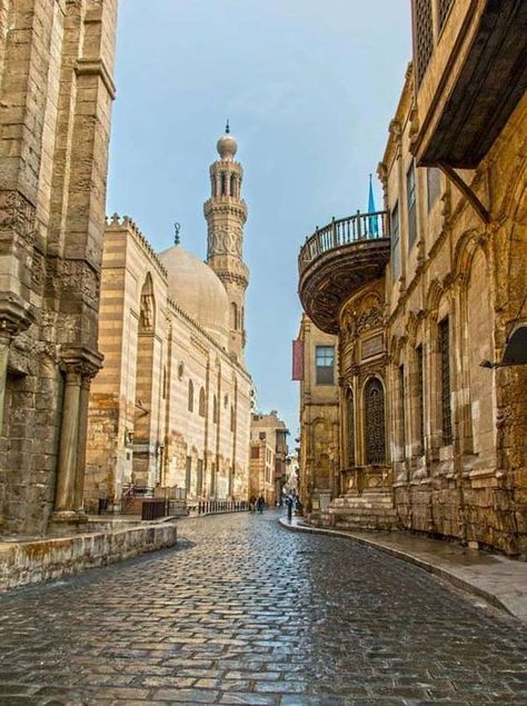 Al-Moez Street, Old Cairo,Egypt Egypt Wallpaper, Old Cairo, Life In Egypt, Modern Egypt, Egypt Cairo, Old Egypt, Visit Egypt, Egypt History, Egyptian History