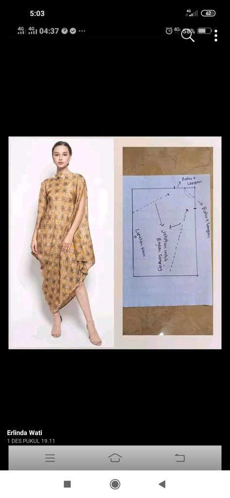 Pola Kaftan Drapery, Pola Kaftan Dress Patterns, Kaftan Dress Modern Pattern, Pola Kaftan, Diy Belt For Dresses, Kaftan Pattern, Vintage Clothes Patterns, Draping Fashion, Sewing Tutorials Clothes