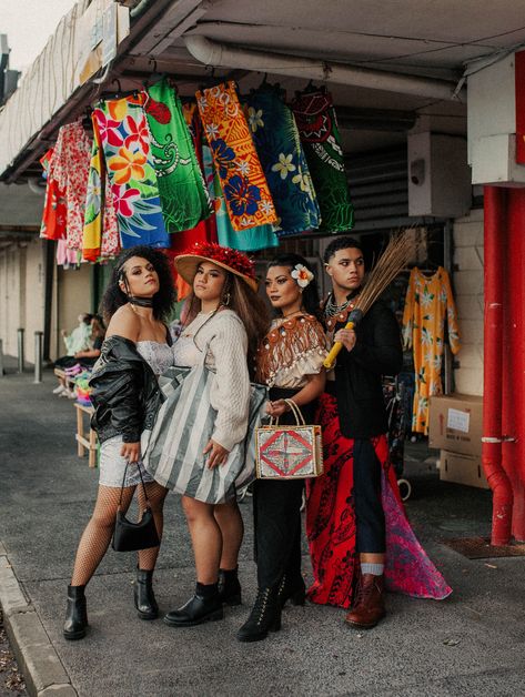 Polynesian plus punk styles photography session Cultural Portraits, Tongan Wedding, Tongan Culture, Polynesian Women, Polynesian Fashion, Polynesian People, Festival Shop, Shopping Centre, Yellow Top