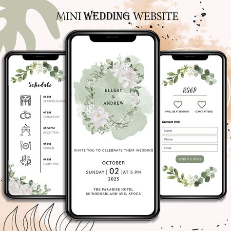 Wild flower wedding theme