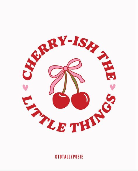 Cherry Quotes, Girly Svg, Girly Logo, Cherry Logo, Logo Online Shop, A Png, Cute Diy Room Decor, Tshirt Printing Design, Tumblr Stickers