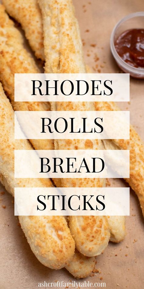 Rhodes rolls breadsticks. Frozen Rolls Recipes, Rhodes Bread Dough Recipes, Rhodes Rolls Recipes, Rhodes Bread Dough, Cheese Breadsticks, Rhodes Recipes, Breadsticks Easy, Rhodes Bread, Rhodes Dinner Rolls