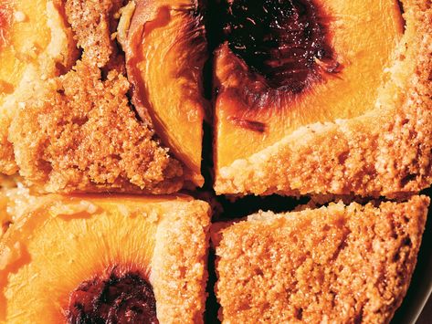 Peach Cake Recipe, Peach Cake Recipes, Recipe For Summer, Polenta Cakes, Peach Cake, Corn Cakes, Best Health, Favorite Comfort Food, Summer Dessert