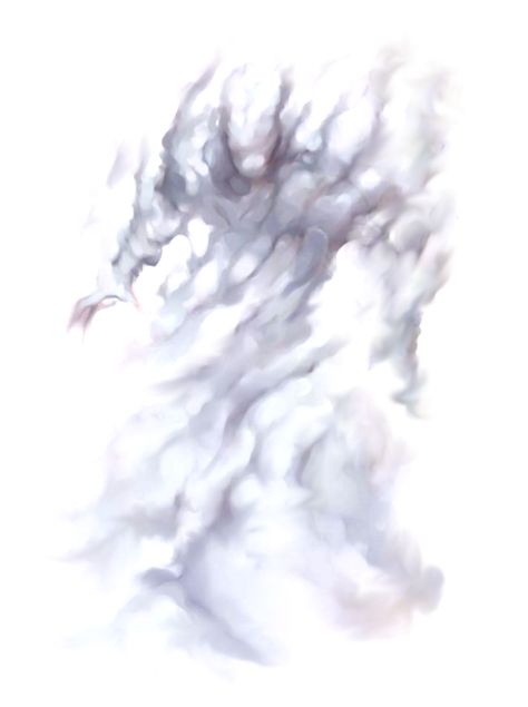 Invisible Stalker - Pathfinder PFRPG DND D&D 3.5 5E 5th ed d20 fantasy Ghost Dnd 5e, Air Elemental Dnd, Air Elemental Art, Snow Elemental, Cloud Elemental, Air Creature, Air Monster, Wind Elemental, Elemental Art