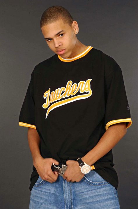 2000s Boys Fashion, Brown Photoshoot, Chris Brown Photoshoot, Chris Brown And Rihanna, Hell Raiser, 2000s Boys, Chris Brown Style, Chris Brown X, Chris Brown Pictures