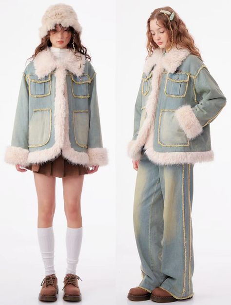 ♡ Cute Korean Fashion, Y2k Winter, Flip Phones, Natasha Romanoff, Fashion Fits, Winter Fashion Outfits, Dream Clothes, Looks Vintage, Japanese Fashion