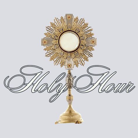 Holy Hour is so important 💛 Keep Jesus company! Holy Hour, Jesus, Quick Saves