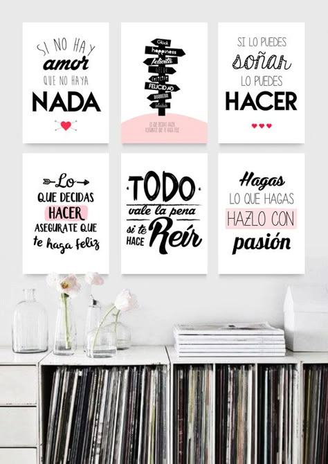 Cuadros decorativos de Aura Diseño: http://www.auradiseno.com/shop  #cuadrosmodernos #cuadrosdecorativos #decoracion #cuadros #cuadrosconfrases Casual Decor, Bedroom Red, Diy Watercolor, Baby Decor, Diy Arts And Crafts, Decoration Design, Room Decor Bedroom, Girls Bedroom, Home Deco