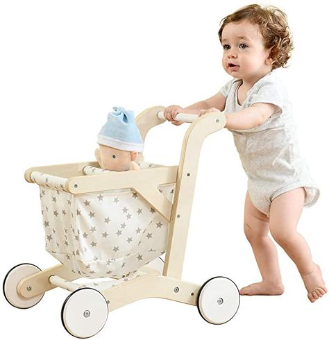 Amazon.com: labebe Push Walker Stroller Baby Walker, Push Toy for Toddler, Pull Wagon for Kid, 2-in-1 Activity Push Walker for Infant/Child, sit to Stand Learning Walker, Wooden Play Wagon 4 Wheel, Doll pus: Toys & Games Baby Push Walker, Wooden Baby Walker, Pull Wagon, Doll Stroller, Walker Toys, Push Toys, Stroller Toys, Baby Bouncer, Kids Gift Guide